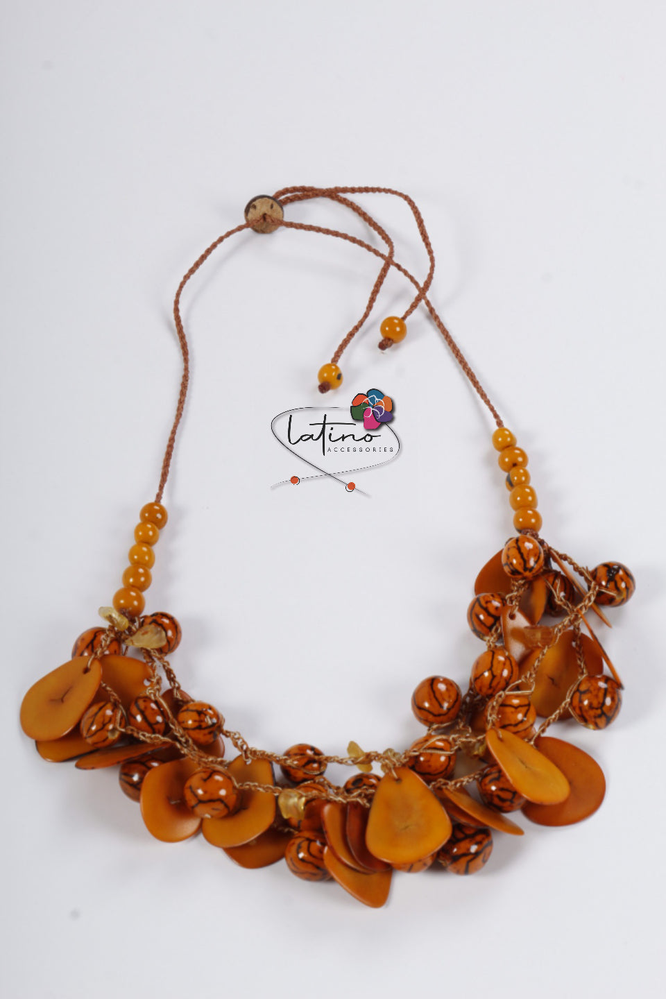 Yellow Tagua Necklace Set